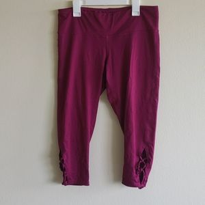 Champion pink 3/4 length leggings